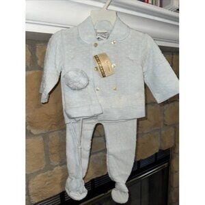 Vintage 3 Piece Friemanit Outfit With Hat Medium 6-9 Mo NEW NWT